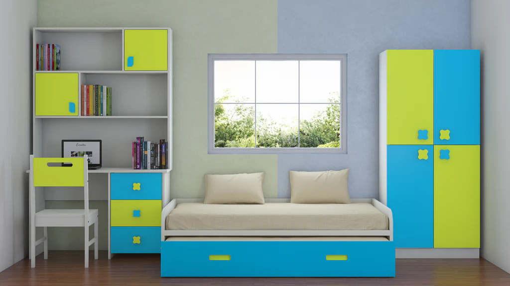 Small Space Design: Choosing a Kids’ Study Table and Sofa cum Bed Combo